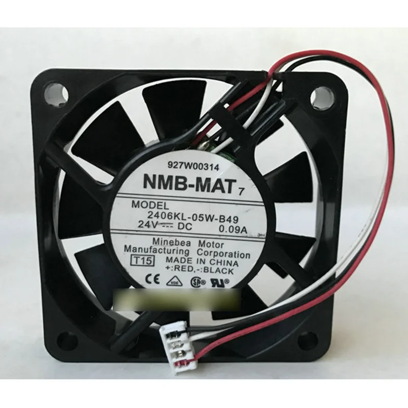 

M New NMB 2406KL-05W-B49 24V 0.09A 3-wire inverter fan#QW