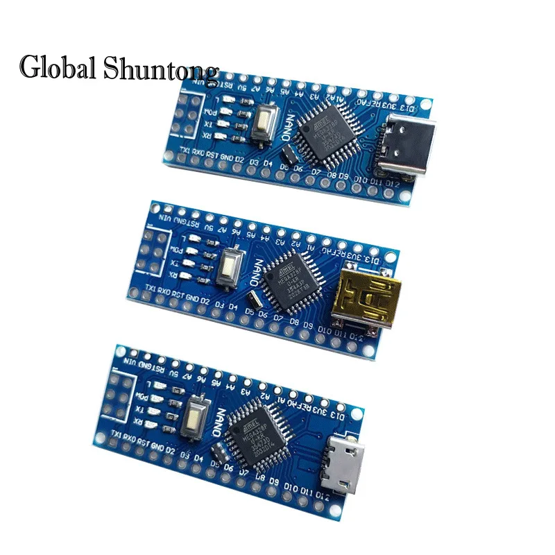 USB type-c Nano 3.0 avec chargeur boot, contrôleur Nano 3.0 Compatible pour Arduino CH340, pilote USB 16Mhz, IC Original