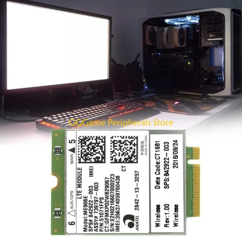 U55B ME906E NGFF Card LTE Module 4Ghz Card 842922-003 42Mbps مع المعايير الأوروبية
