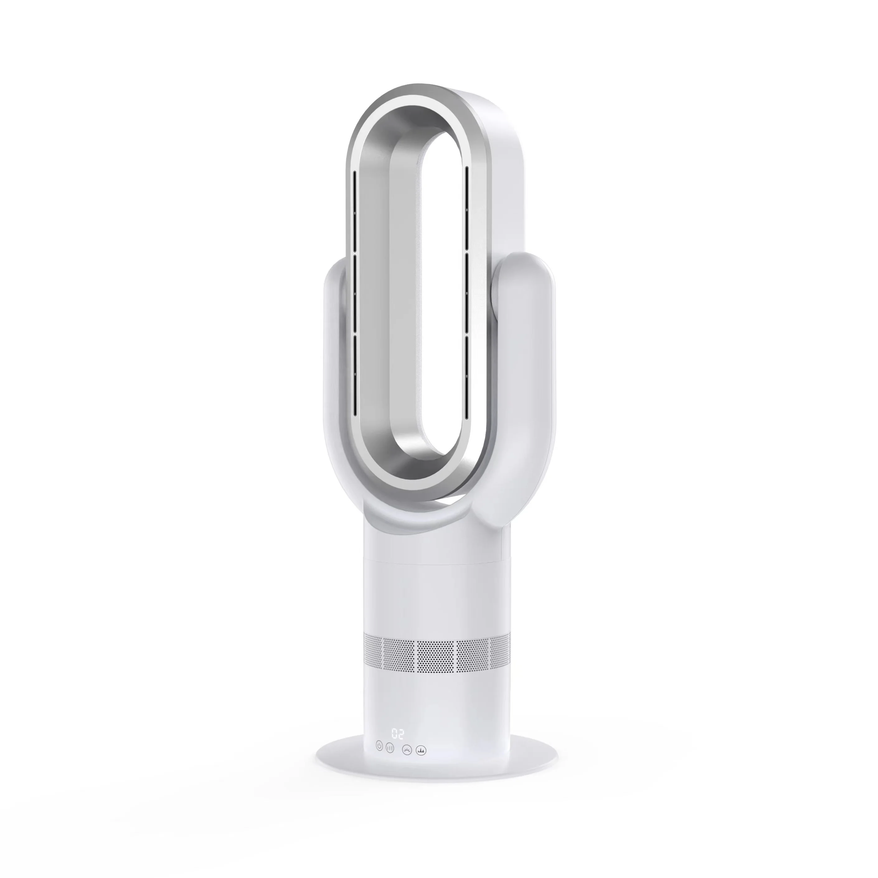 Factory supply new four-season dual-function hot and cold 1650 watt bladeless tower fan heater combination