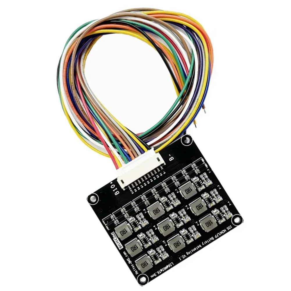

AT05-1.2A Lifepo4 Lipo Li- Lithium Battery Energy Transfer Equalizer Inductive Version BMS 10S Active Balancer Board