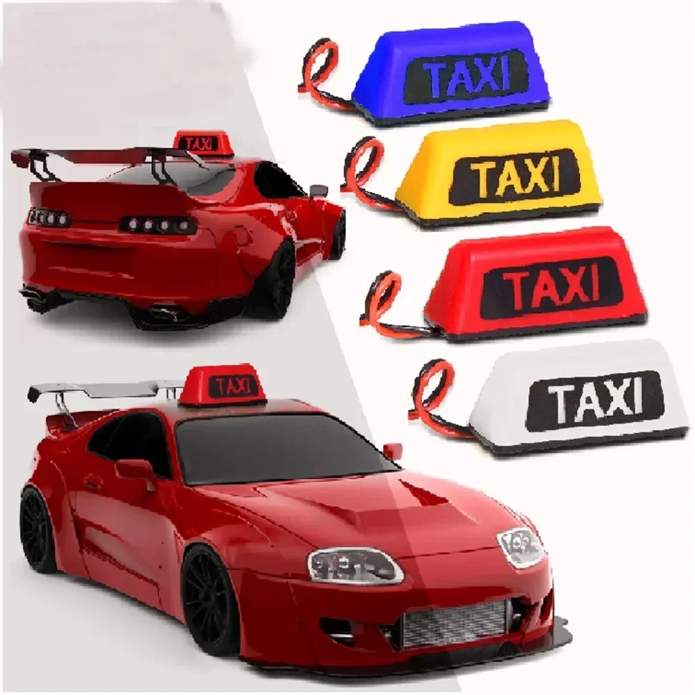 

TAXI Car Roof Light Universal For RC Car 1/10 RV 1/8 Climbing Vehicle Off-Road Vehicle DIY Retrofit RC Car R160