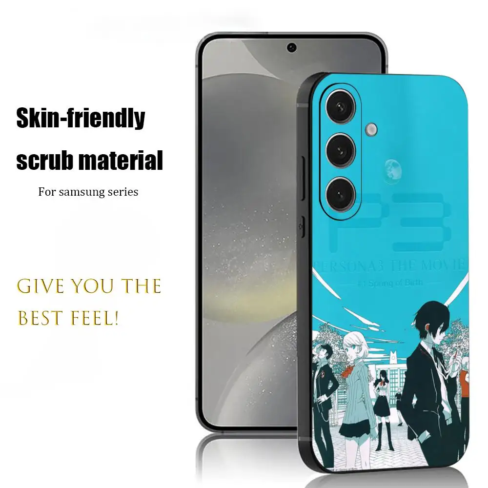 Чехол для телефона P-Persona R-Reload 3 Game для Samsung Galaxy S26 S25 S24 S23 S22 S21 Plus Ultra Note20, мягкий, черный