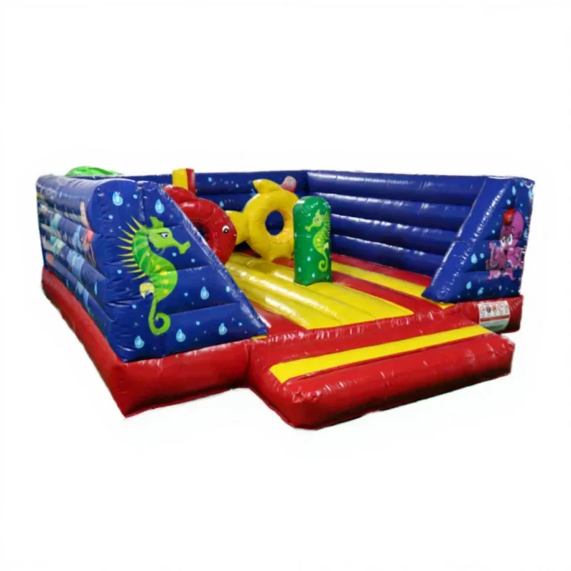 Factory Custom Hot-Selling Ocean Theme Inflatable Bounce House Suitable for Kids Activities Party