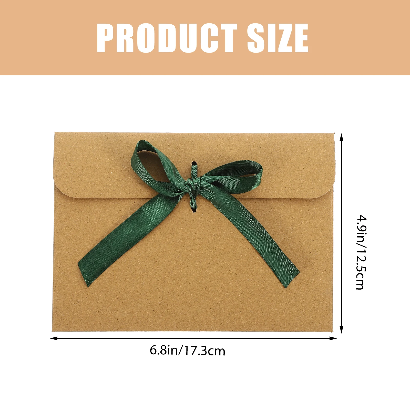 Sobres Vintage para tarjetas de felicitación, sobres pequeños de papel Kraft para invitaciones, papelería, escritura de letras, tarjeta de bendición, 50 Uds.