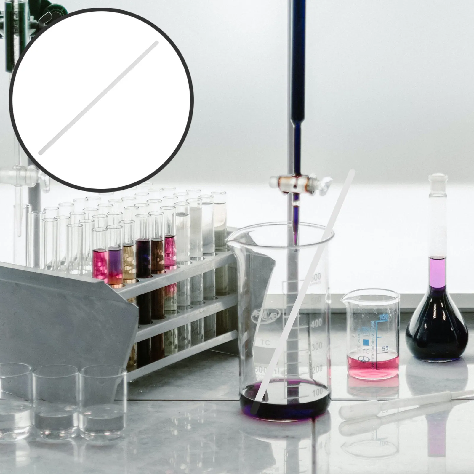 

Non Stick Stirring Bar 22Cm High Performance Coated Lab Stirrer Rod for Scientific Experiments Bar Stirrers