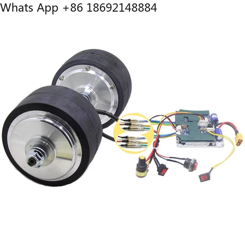 4 inch brushless speed control motor 113 with toothed wheel hub deceleration motor DC low speed big torsion track