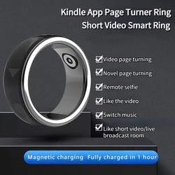 Kindles App Page Turner Tiktoks Scrolling Ring for Phone Multi-platform Compatibility Short Video Smart Ring Remote for Phone