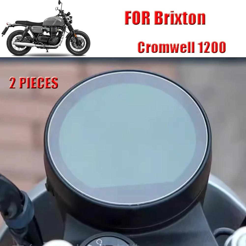 2 Pieces Motorcycle Accessories Cluster Scratch Protection Film Screen Protector Instrument For Brixton Cromwell 1200 GK1200