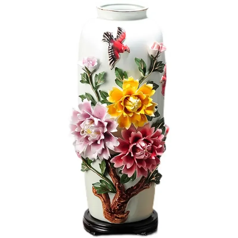 Living room Bogu frame ceramic vase porch flower ware home decoration
