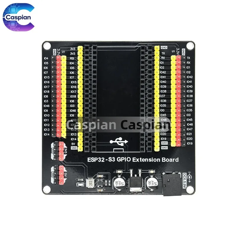 La carte de développement Internet des objets ESP32 est compatible avec la carte d'extension ESP32-S3 et la carte d'extension GPIO.