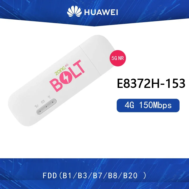 Huawei E8372 E8372h-153 HUAWEI LOGO with 2pcs Antenna 150M LTE USB Wingle LTE 4G USB WiFi Modem Unlocked