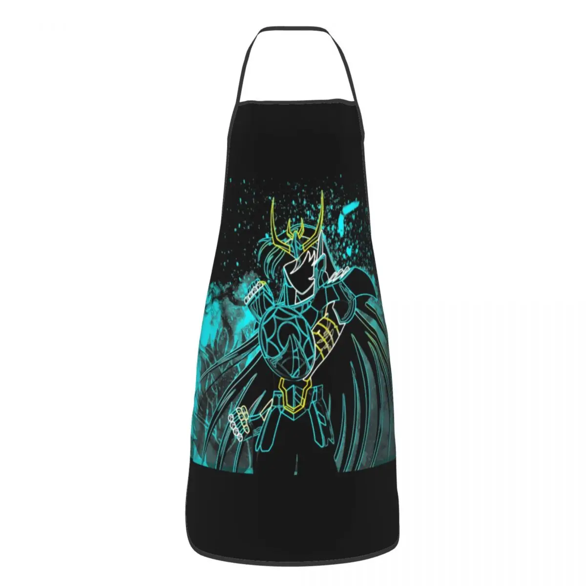 Custom Bib Soul Of The Dragon Apron Unisex Adult Chef Kitchen Cooking Saint Seiya Knights of the Zodiac Tablier Cuisine Baking