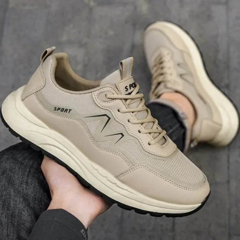 

Sneakers for Men New Breathable Casual Shoes Fashion Outdoor Sport Running Shoes Lace Up Platform Tennis Shoes Zapatillas Hombre