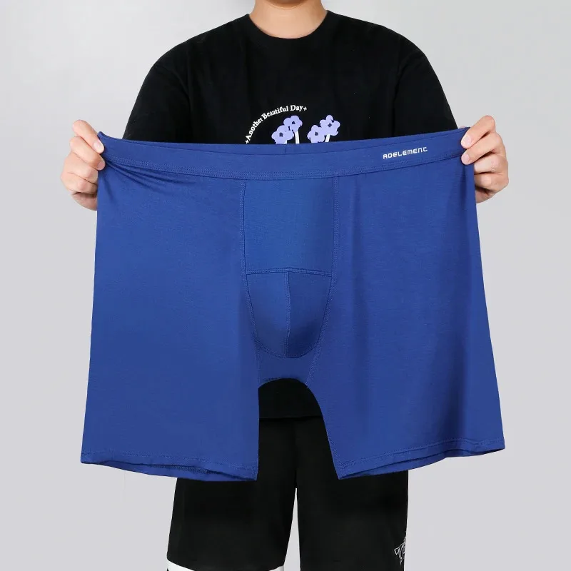 3pc Men's sports extended leg underwear Modal boxers running anti-wear leg quick dry long boxers