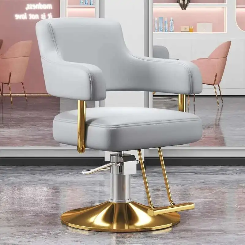 

Makeup Barber Chairs For Barbershop Ergonomic Cosmetic Armchairs For Beauty Salon Professional Cadeira De Barbeiro Furniture HY