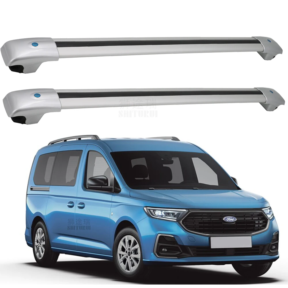 

Roof Bars for Ford tourneo connect 2022+ Aluminum Alloy Side Bars Cross Rails Roof Rack Luggage CUV SUV LED