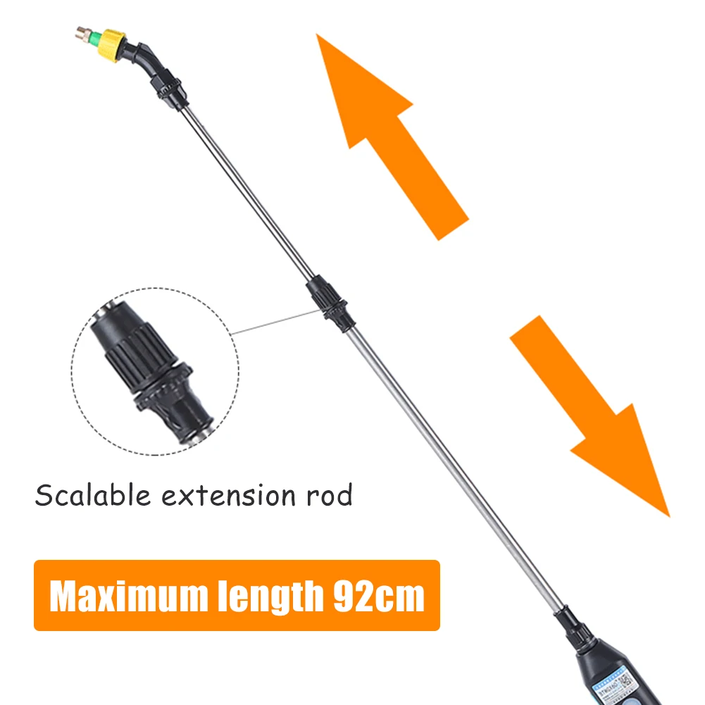 مرشة محطة كهربائية محمولة باليد مع قضيب تلسكوبي ، أداة سقي الحدائق ، مستر ، تعمل بالبطارية ، الأعشاب الضارة ، 5 لتر