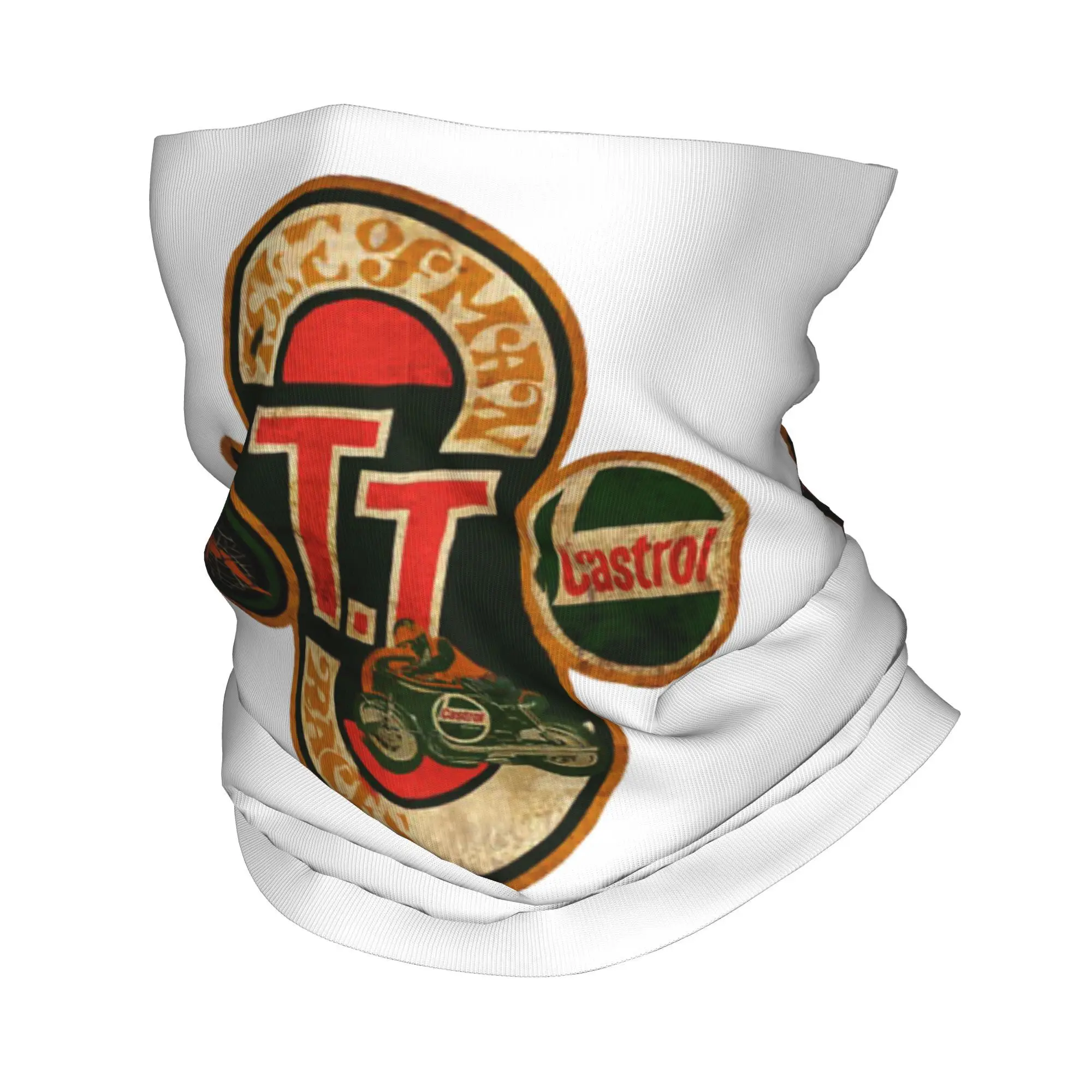 

Isle of Man TT Races Bandana Neck Cover Printed Wrap Scarf Multifunction Face Mask Cycling Unisex Adult Winter