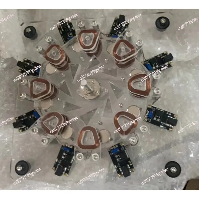 Disk star engine high-power motor small strong magnetic generator experimental model can be gifts toys