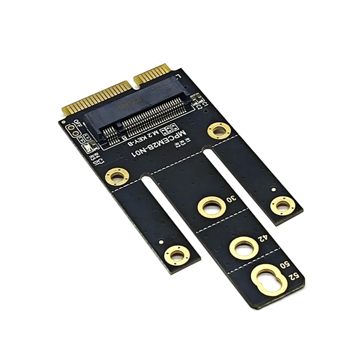 Carte adaptateur MPCIE vers KEY-B 6 000 emplacements MINIPCI-E vers M.2 NGFF Carte adaptateur Alfred Wild WiFi vers M Adaptateur carte B