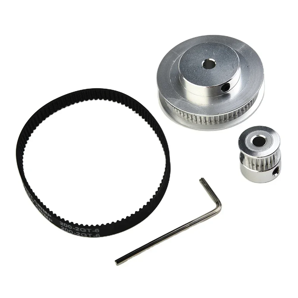 GT2 Tooth Profile Timing Belt Pulley T2.5 MXL 60Teeth 20Teeth 5mm Reduction 1:3 Belt Width 6mm For 3D Printer Construction