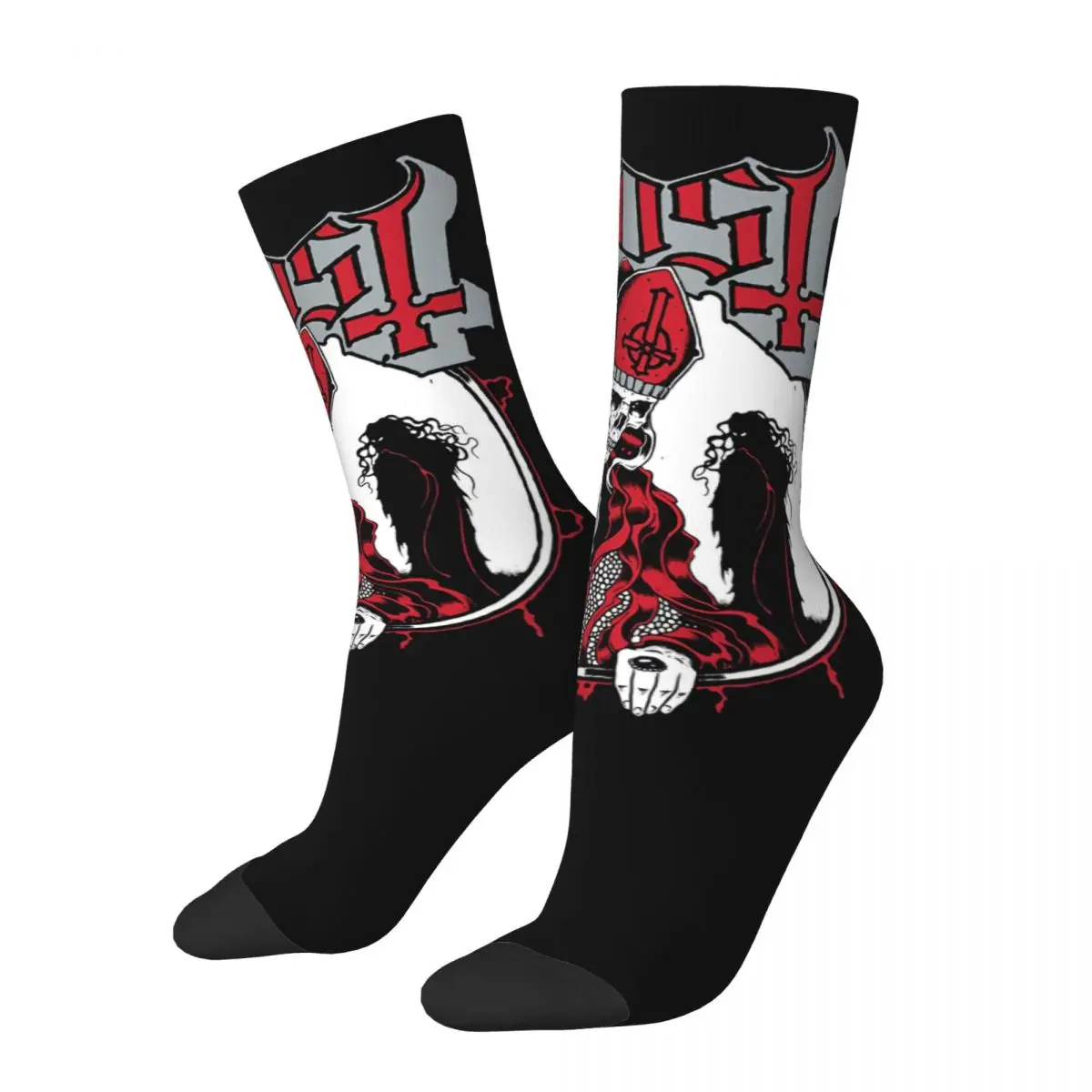 Fashion Men's Socks Harajuku Ghost Band Sock Polyester Sport Women Socks Spring Summer Autumn Winter