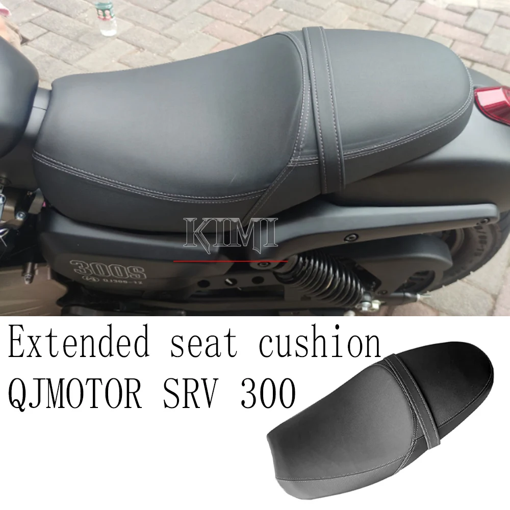 

For QJMOTOR SRV 300 SRV300 Motorcycle Modification Extended Seat Cushion Widened Seat Cushion Comfort Seat Cushion Accessories