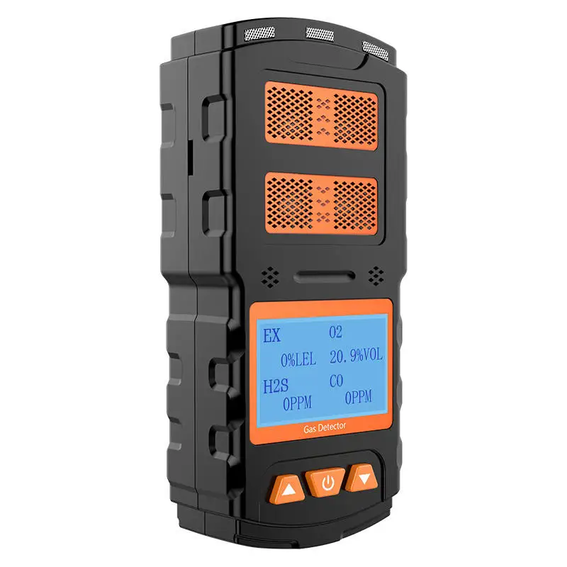 Portable Multi Gas Detector O2 EX CO H2S Biogas Gas Analyzer