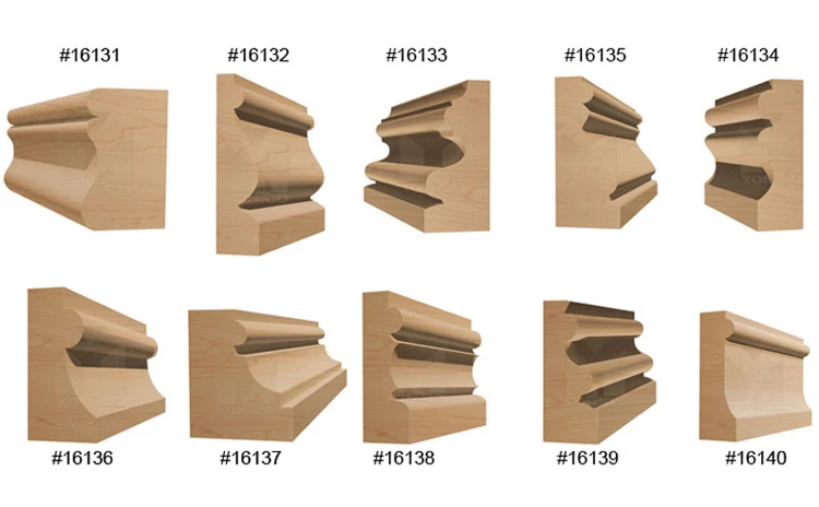 Imagem -02 - Arquitetônico Cimentado Carbide Molding Router Bit Cortador de Fresagem de Madeira para Carpintaria Ferramentas Elétricas 6.35 12.7 mm Shank 1pc