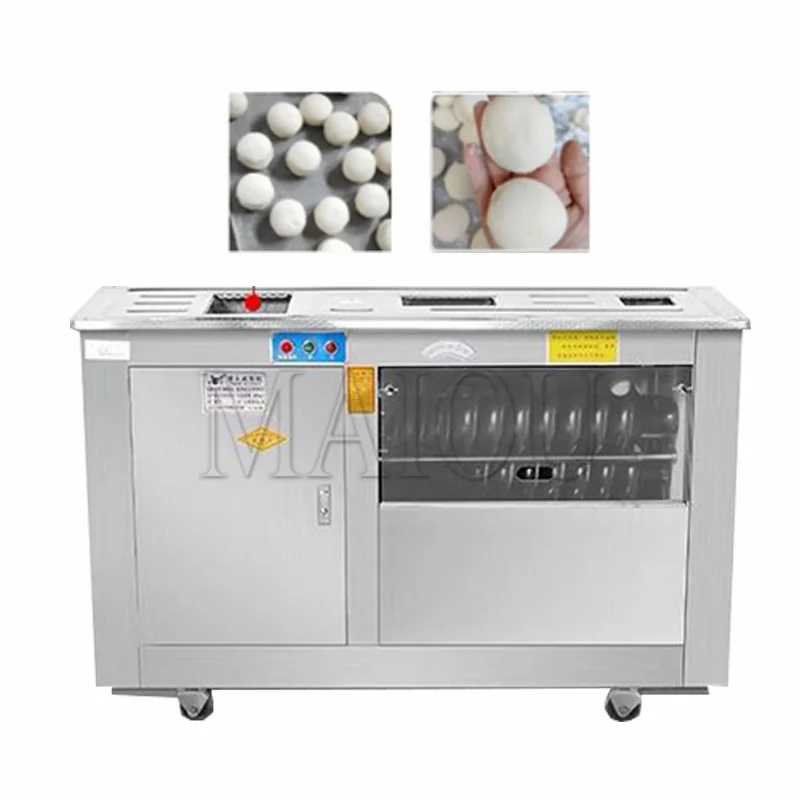 Dough Divider Rounder Roller Round Dough Cutter Pizza Bread Steam Bun Dough Cutting Rolling Machine