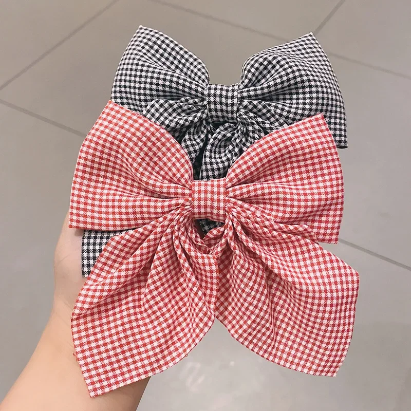 2022 New Polka Dot Print Barrettes Long Ribbon Hair Clip Bow annodato Chiffon Hairpin per le donne ragazze copricapo accessori per capelli