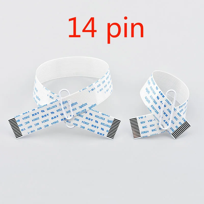 10 Uds cable de datos plano de cabezal de impresión de 14 pines para Epson 4720 i3200 EPS3200 solvente UV cabezal de impresión de impresora plano cable de datos plano de 14 pines