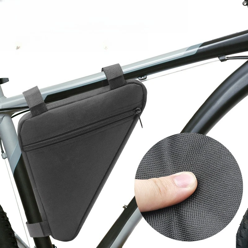 Polyester waterproof and wear-resistant bicycle mountain bike, saddle bag, triangular tool, change purse, protection bag