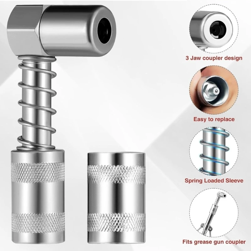 Grease Fittings and Tips for Injecting Grease Into Sealed CV Joints 90 Degree Joint Fitting Grease Injector Needle X37F