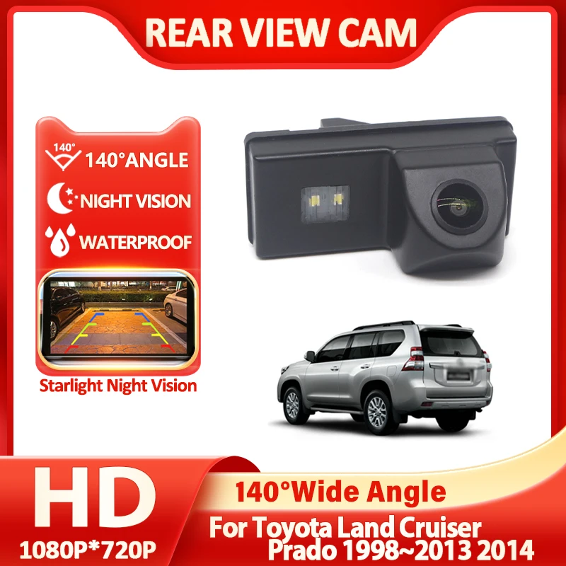 Rear View Camera Reversing Camera Car Back up Camera HD CCD Night Vision For Toyota Land Cruiser Prado 1998~2014 Accessories