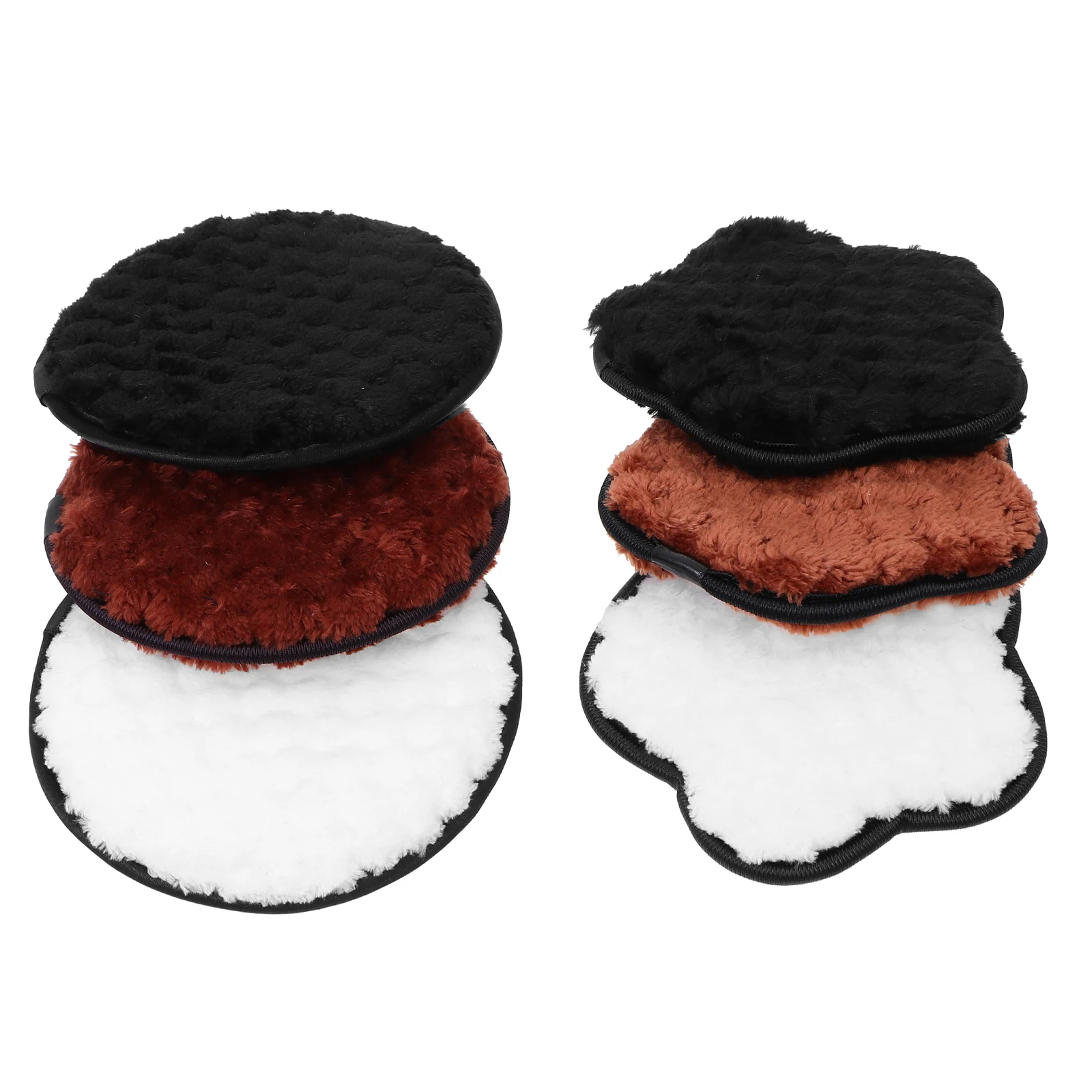 6 個のフェイススキンクリーニングパフ穏やかな角質除去フェイシャルパッドディープポアクレンジングメイク落としパフ毎日のスキンケアルーチン用