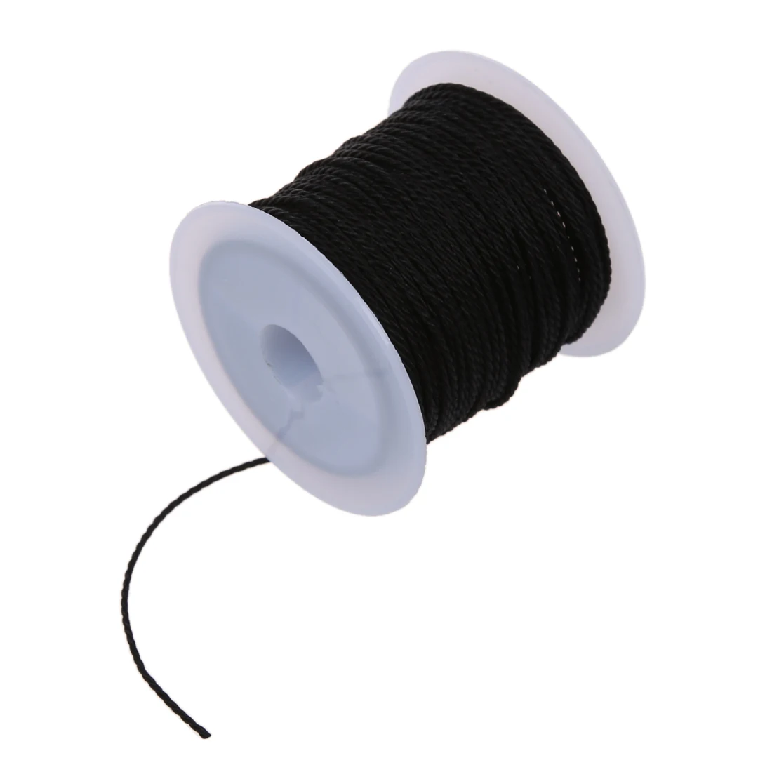 Roll Black Waxed Cotton Necklace Beads Cord String 1mm HOT