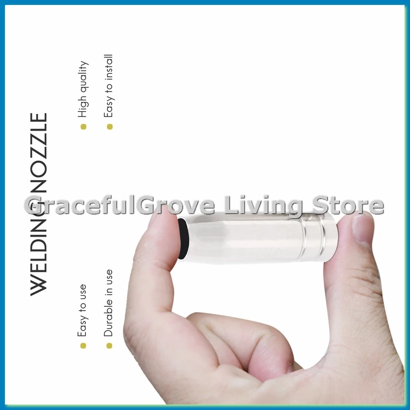 

11 шт./компл. сварочное сопло Mig, держатель сопла для сварочной горелки, контактные насадки 0,040 дюймов, набор газовых диффузоров для горелок-ABFB