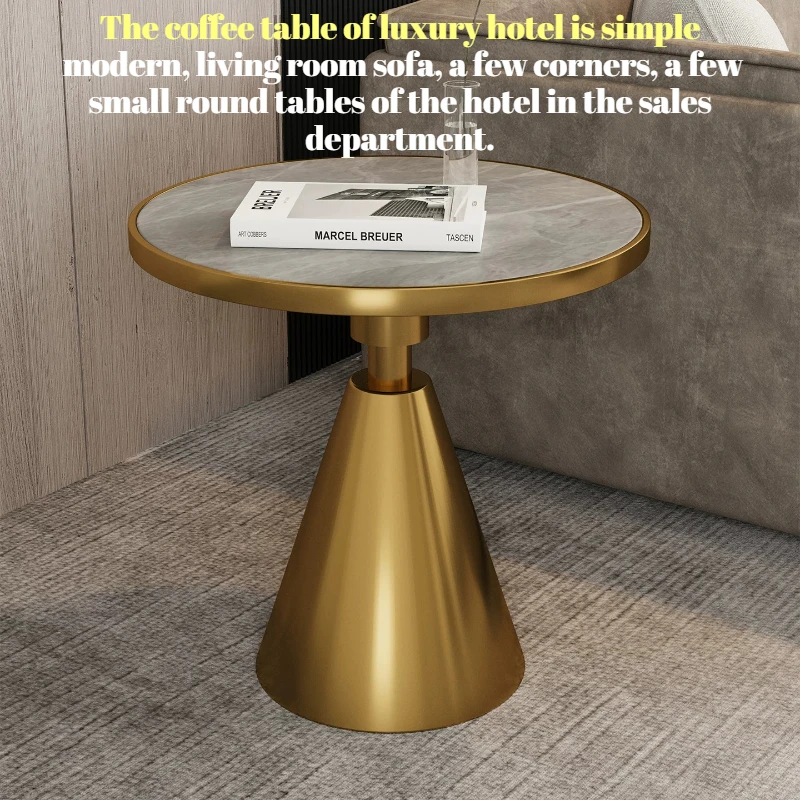 

Modern Living Room Office Storage Coffee Tables Luxury Round Space Saving Nordic Coffee Tables Metal Art Home Furniture