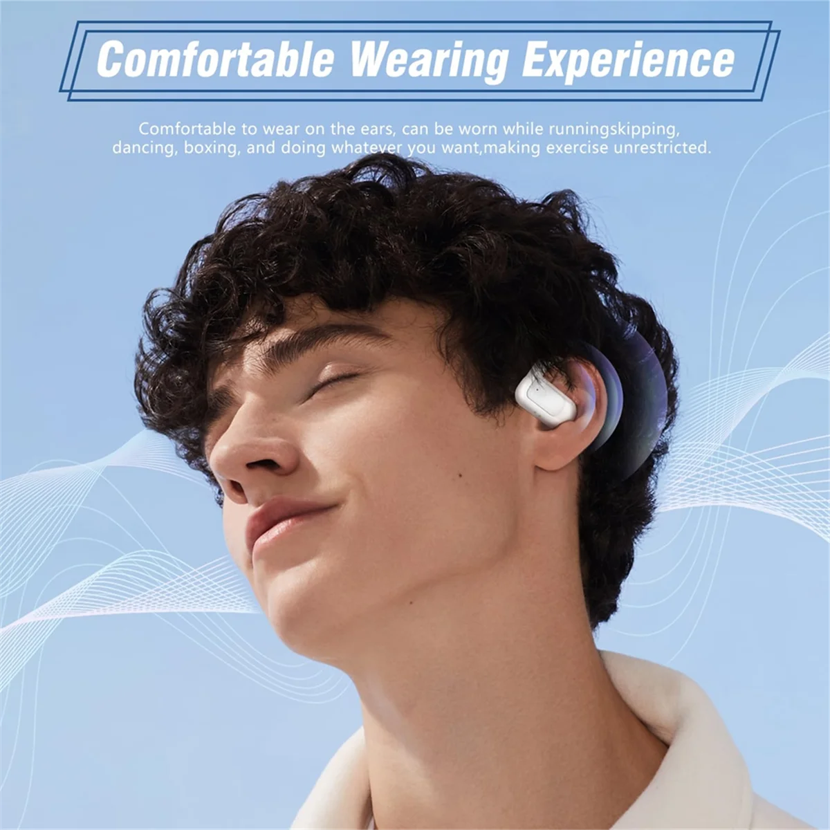 AI Translator Earbuds for Simultaneous Multi-Language Translation Bluetooth Headset for Business Meetings