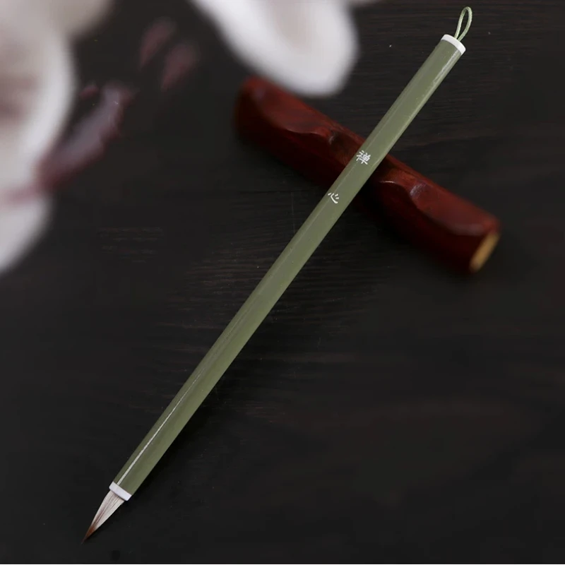 Mixed Hair Small Regular Script Calligraphy Brush for Fine Brushwork Painting Freehand Art Supply Fine Durable Precision