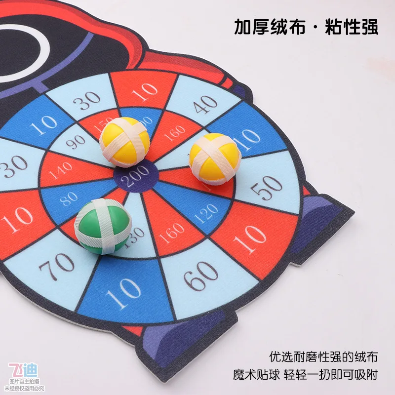 Animale del fumetto Dardo Bersaglio Gioco di sport Giocattolo per bambini da 4 a 6 anni Giocattolo da esterno Bambini Palla appiccicosa per interni Regalo creativo