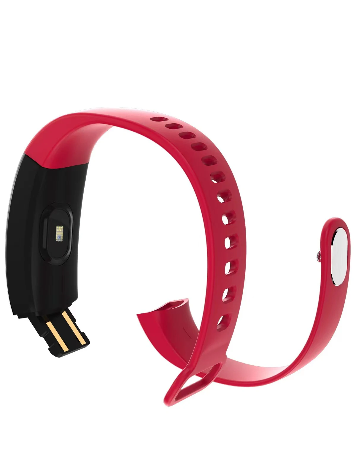 Correa de muñeca dedicada de silicona, Correa fácil de desmontar, adecuada para pulsera inteligente F64HR F64C F64 Correa 100% auténtica original para pulsera inteligente F64 y pulsera inteligente F64HR