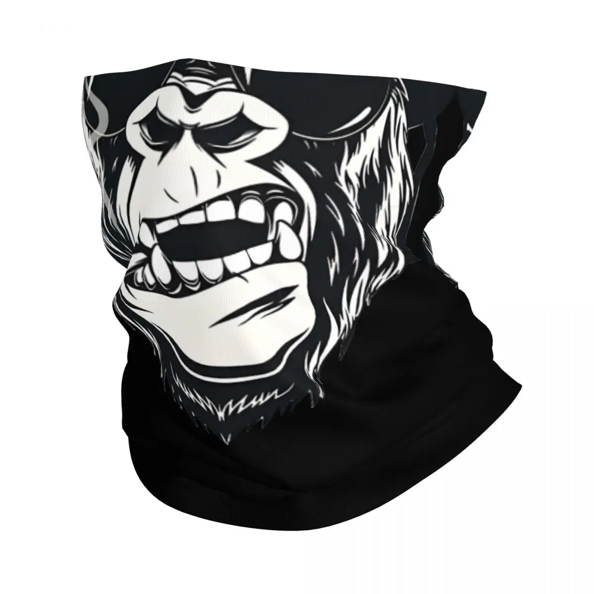 Cool Bandana Neck Gaiter Motorcycle Club Monkey Gorilla Wrap Scarf Hiking Unisex Adult Winter