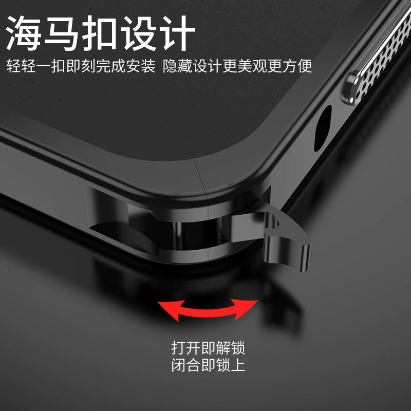 Untuk Oneplus 13T 13 Casing Pendingin Bingkai Logam Penutup Lensa Kamera Mesin Telanjang Cangkang Pembuangan Panas Ultratipis