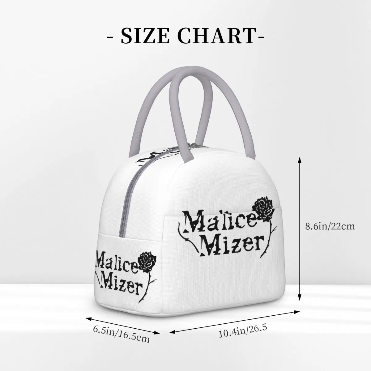 Malice Mizer Rock Band Thermal Insulated Lunch Bags for School Portable Food Bag Container Thermal Cooler Lunch Box