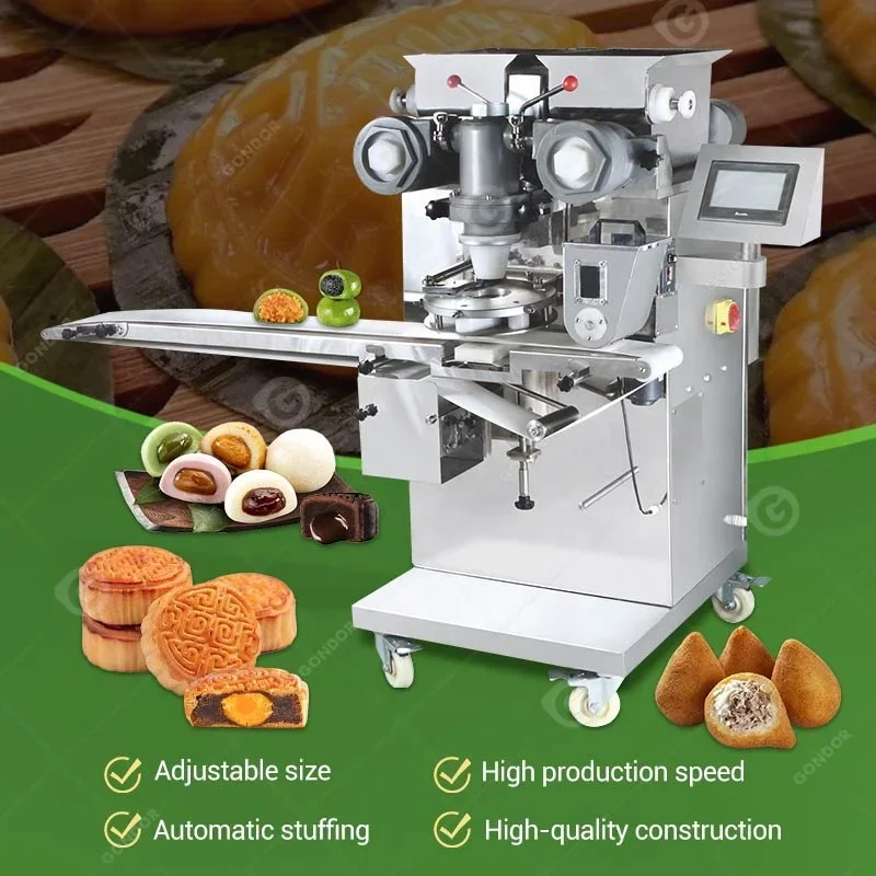 Moon Cake Stamping Mamoul Maker Filled Churros Make Small Kubba Ball Automatic Mini Encrusting Machine