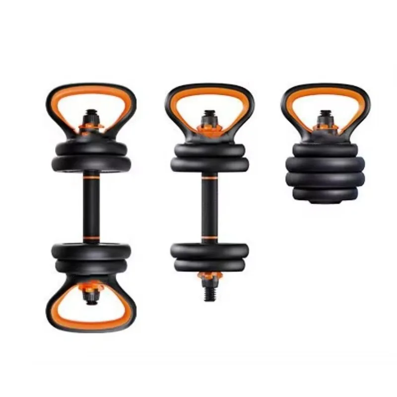 Multifunctional 2-in-1 Adjustable Dumbbell and Kettlebell Combo Indoor Gym Equipment