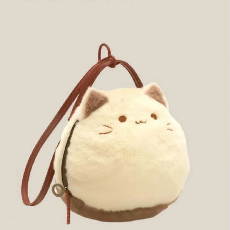 New Fashion Creativity cute cartoon cat Tote Commuter Capacity Shoulder Underarm Lazy Woven Bag